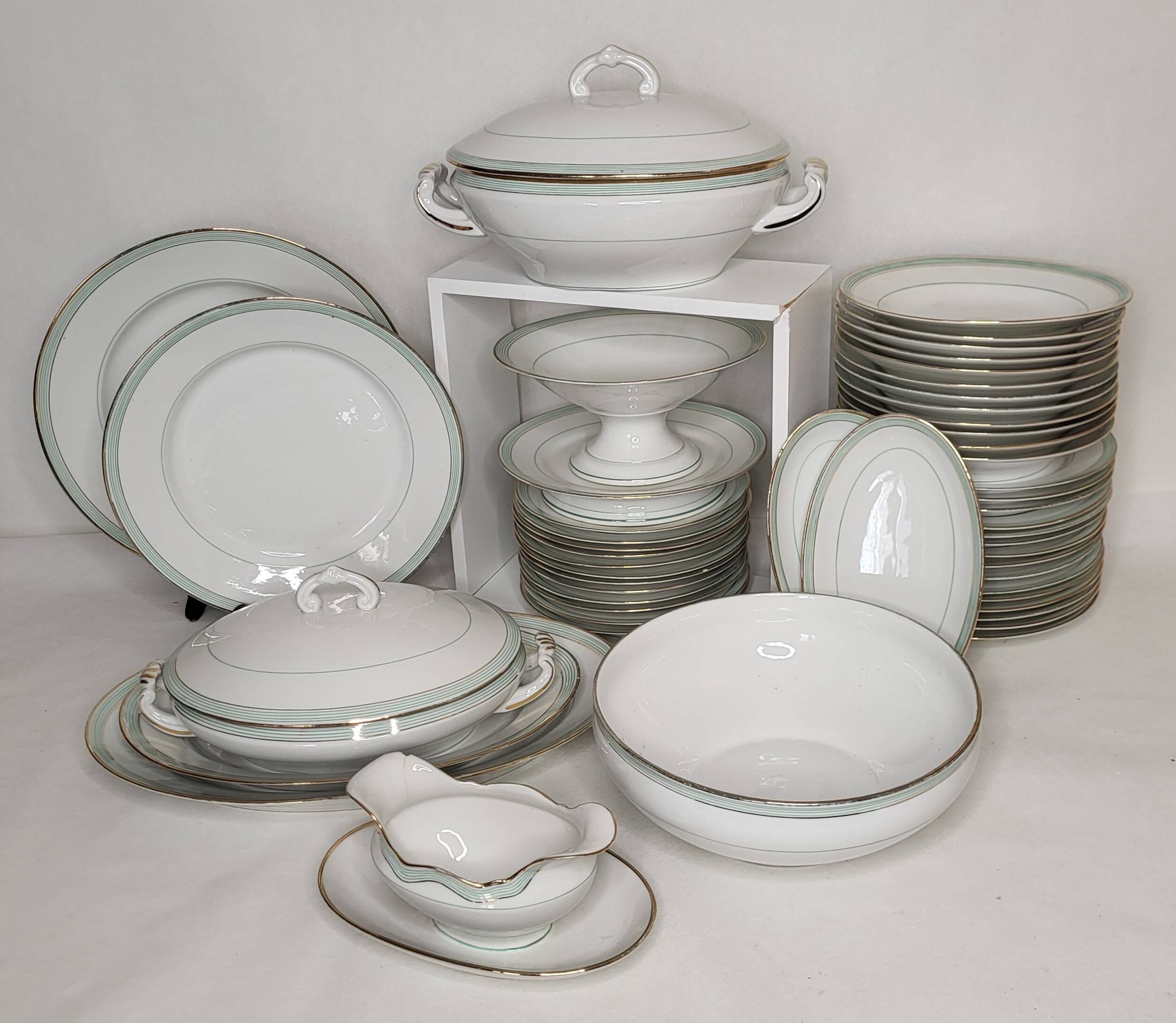 Porcelain dinner service 50 pieces