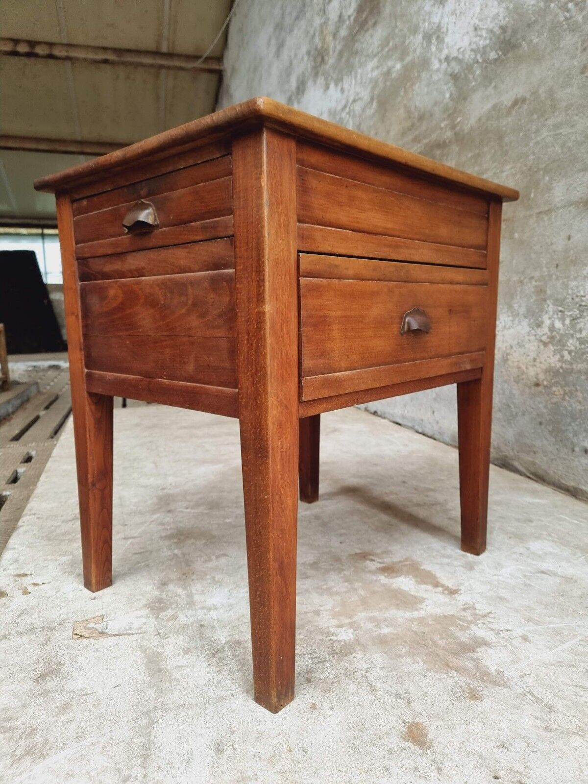 Antique work table side table or kitchen island