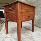 Antique work table side table or kitchen island