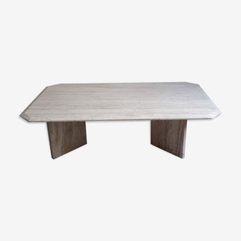 Table basse travertin