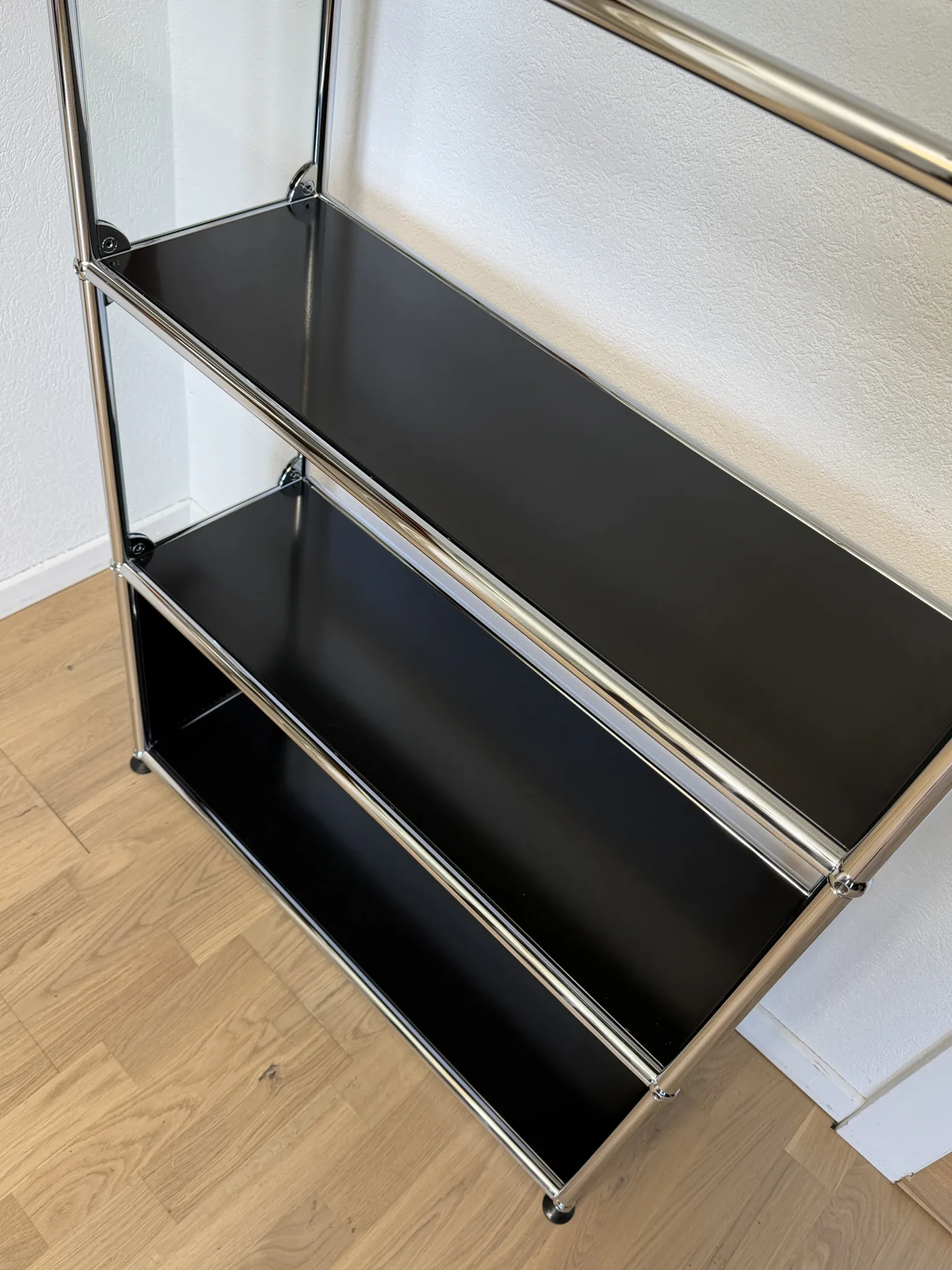 USM Haller shelf in Graphite Black