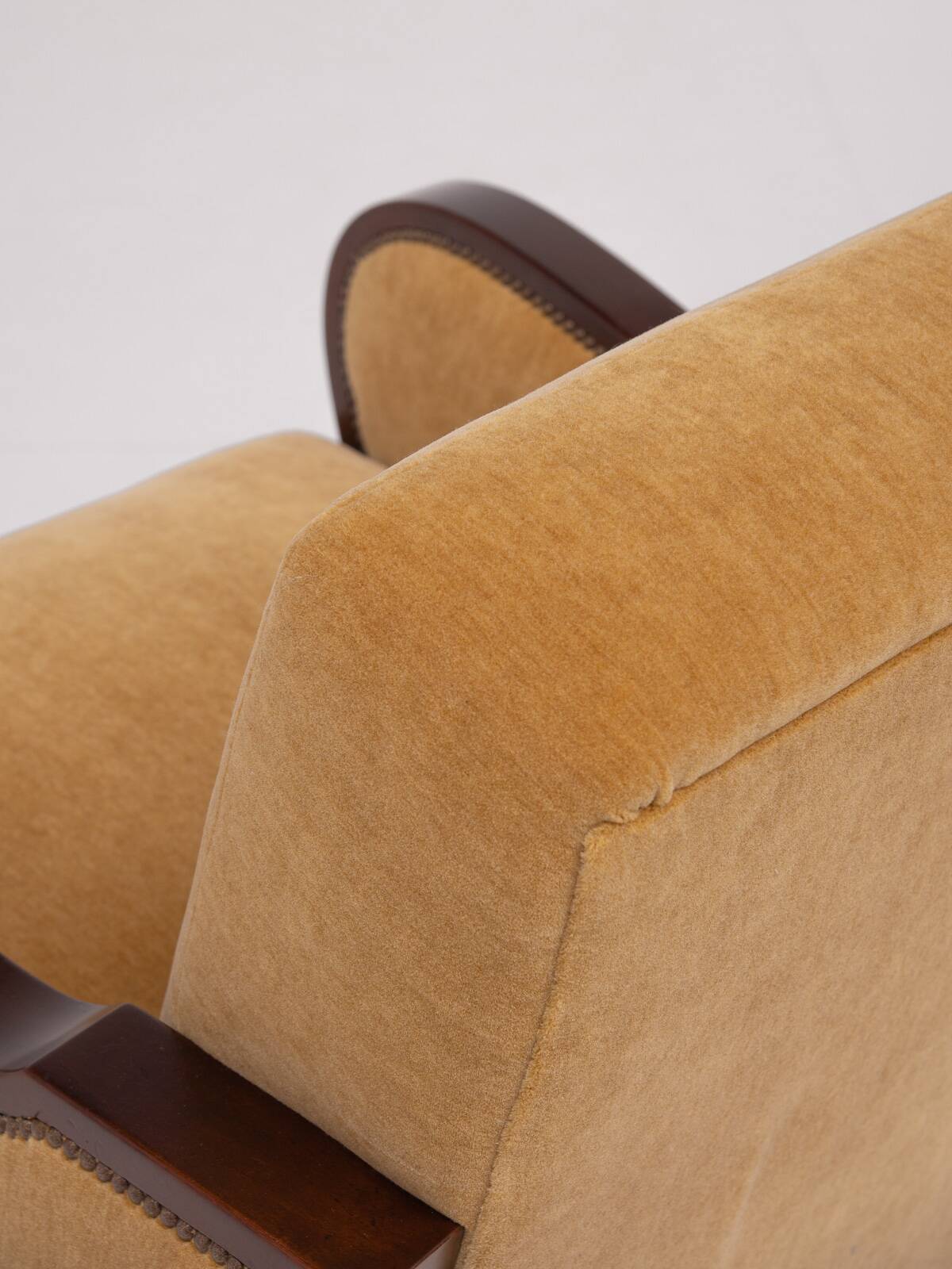 Paire de fauteuils club Art Déco, années 1940