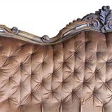 19th-century neo-Rococo antique canapé – Walnut structure