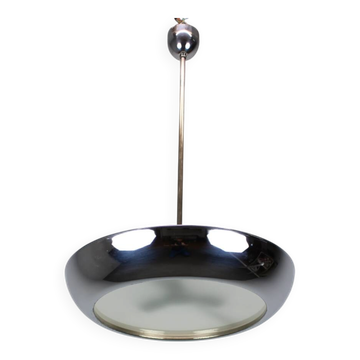Lampe suspendue UFO par Josef Hurka pour Napako, Tchécoslovaquie, années 1930