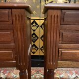 Pair of Art Deco style bedside tables