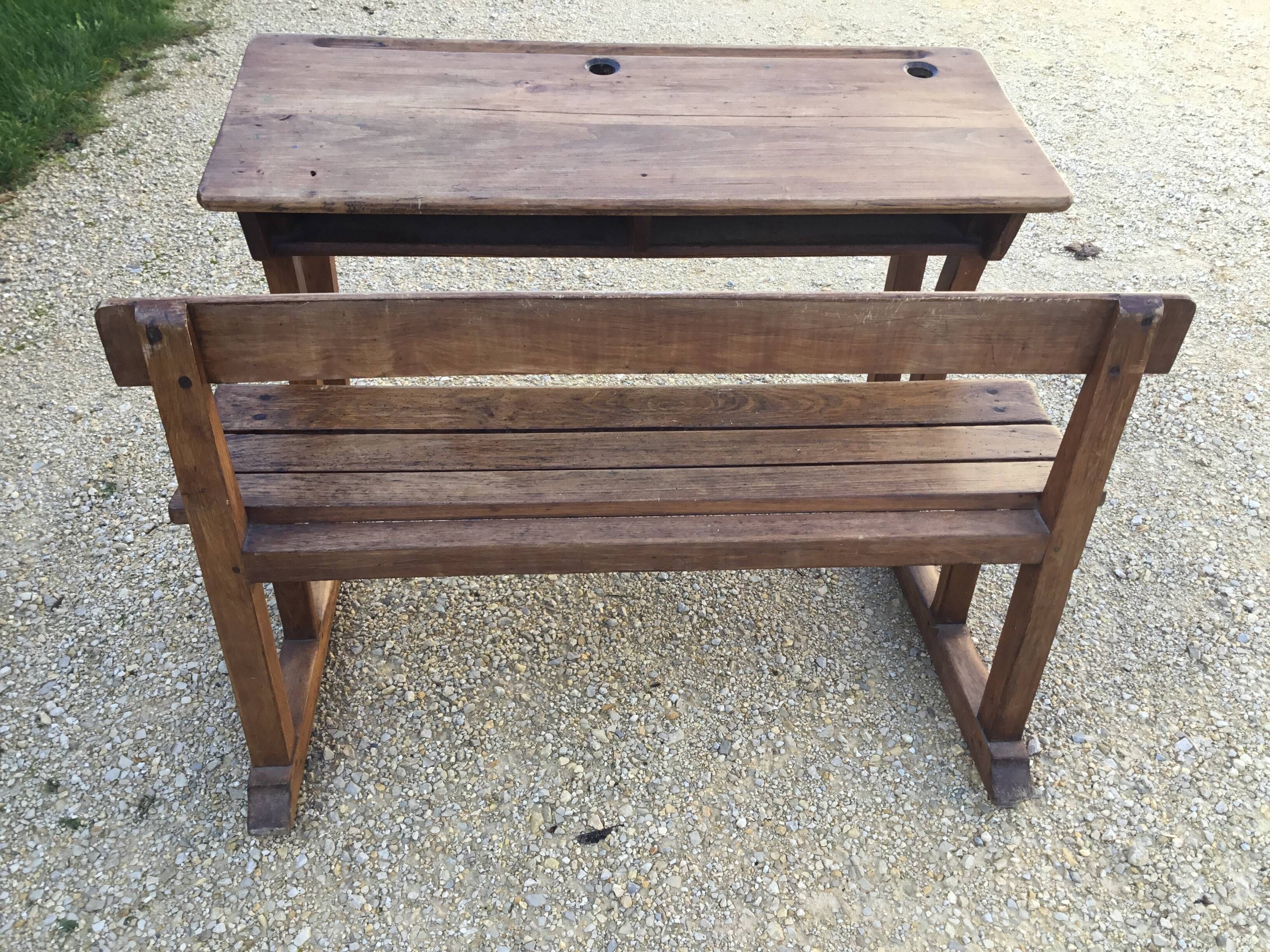 School desk from the 1950s/60s in very good condition