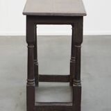Large Antique English Side Table/Stool