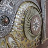 Giovanni  Schoeman Brutalist Cold Cast Metal Sculpture Fish Wall Hanging