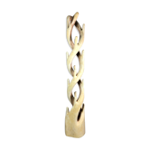 Brutalist coat rack carved in Suar WOOD HT 193 cm