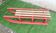 Vintage two-seater luge oak wood 1930s 106 cm