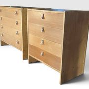 2 commodes Søborg en chêne scandinave