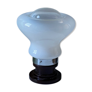 Lampe champignon en verre