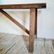 Banc de ferme campagne en bois ancien
