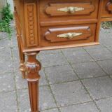 Napoleon III period tiered walnut desk from the 19th century