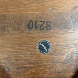 Danish design round dining table mid century