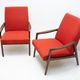 Paire de fauteuils par Jiří Jiroutek pour Interiér Praha, années 1970