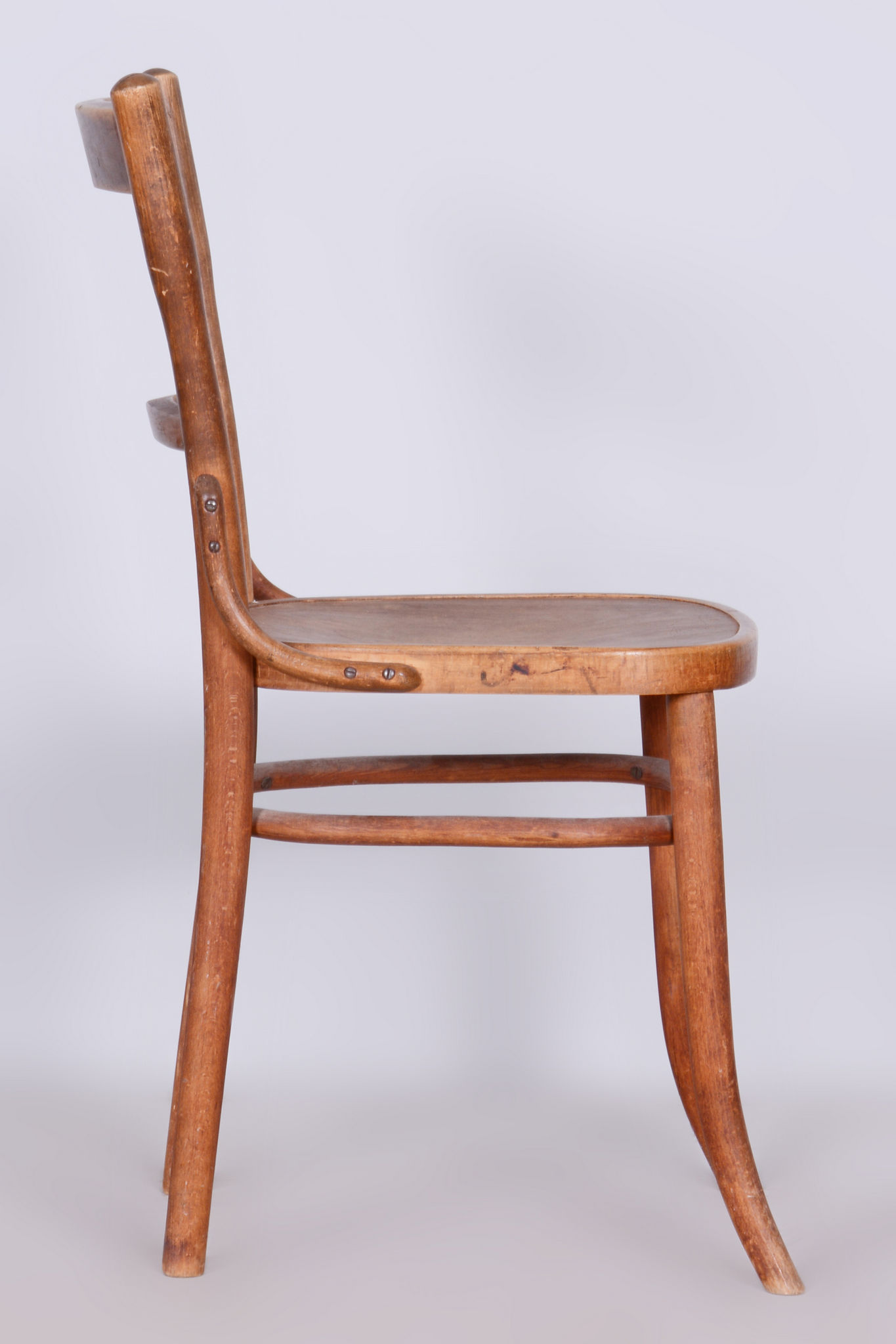 Original Art Deco Beech Chair, Fischel, Stable Construction, Czechia, 1920s