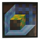 Victor Vasarely after work 1973
