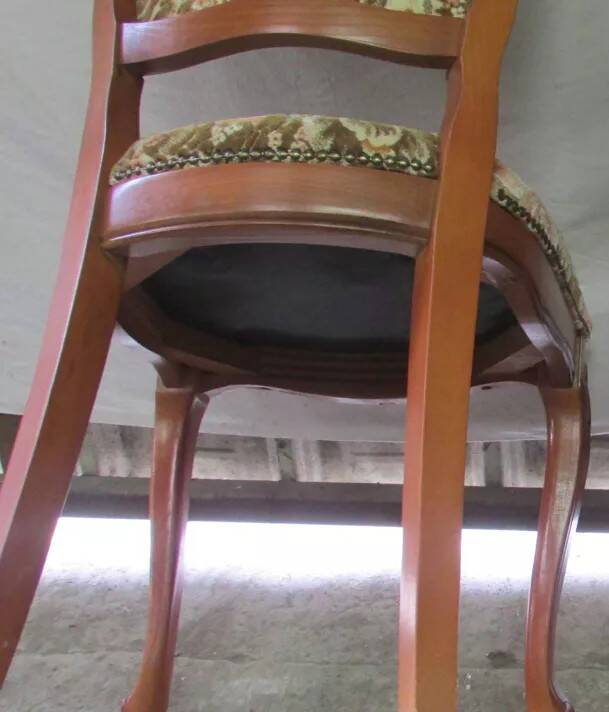 Louis XV style flowered chair