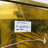 Postmodern Brass Wall Lamp Sconce from Liro, Belgium, 1980s