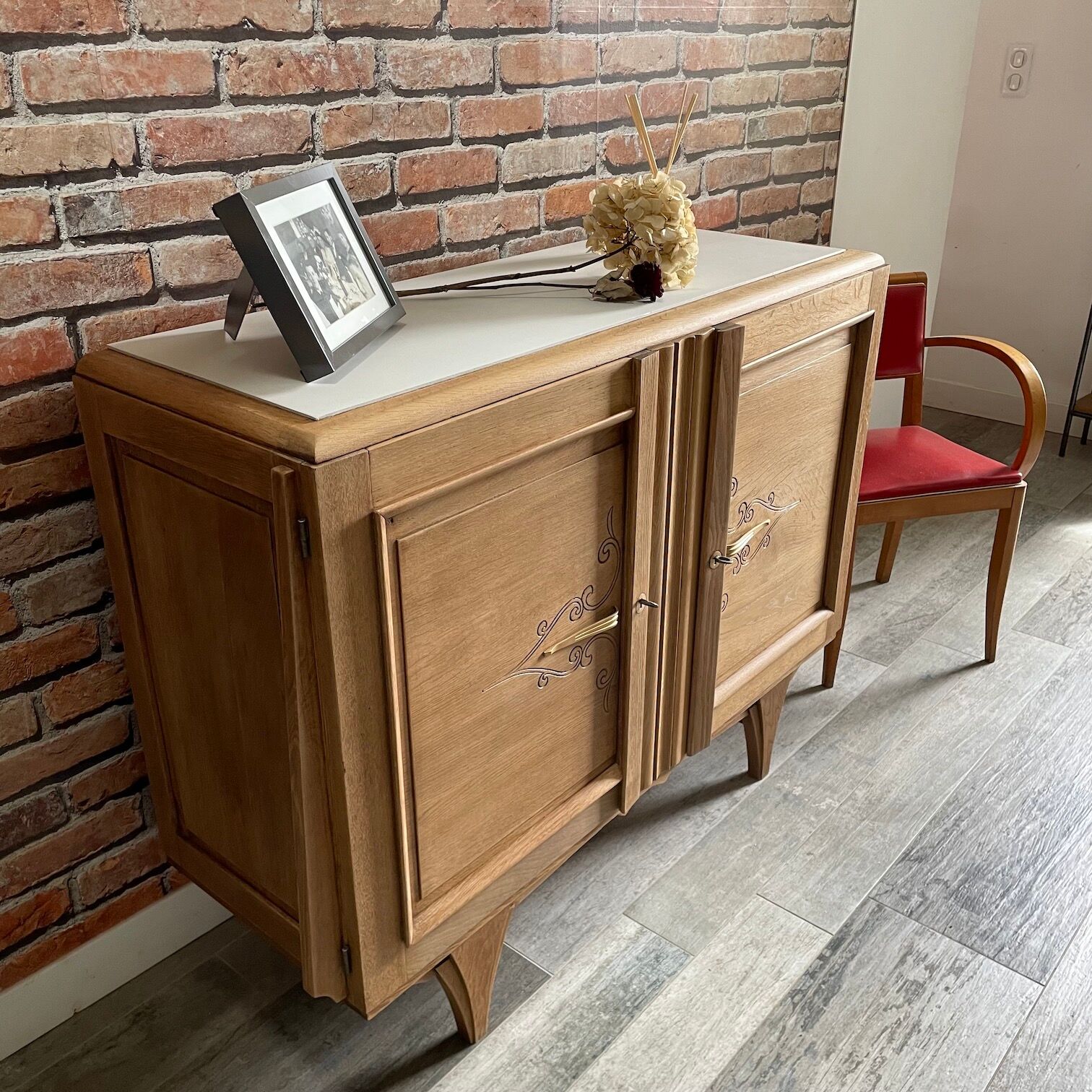 2-door Art Deco buffet