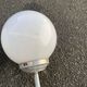 Paire de lustre opaline blanche vintage école