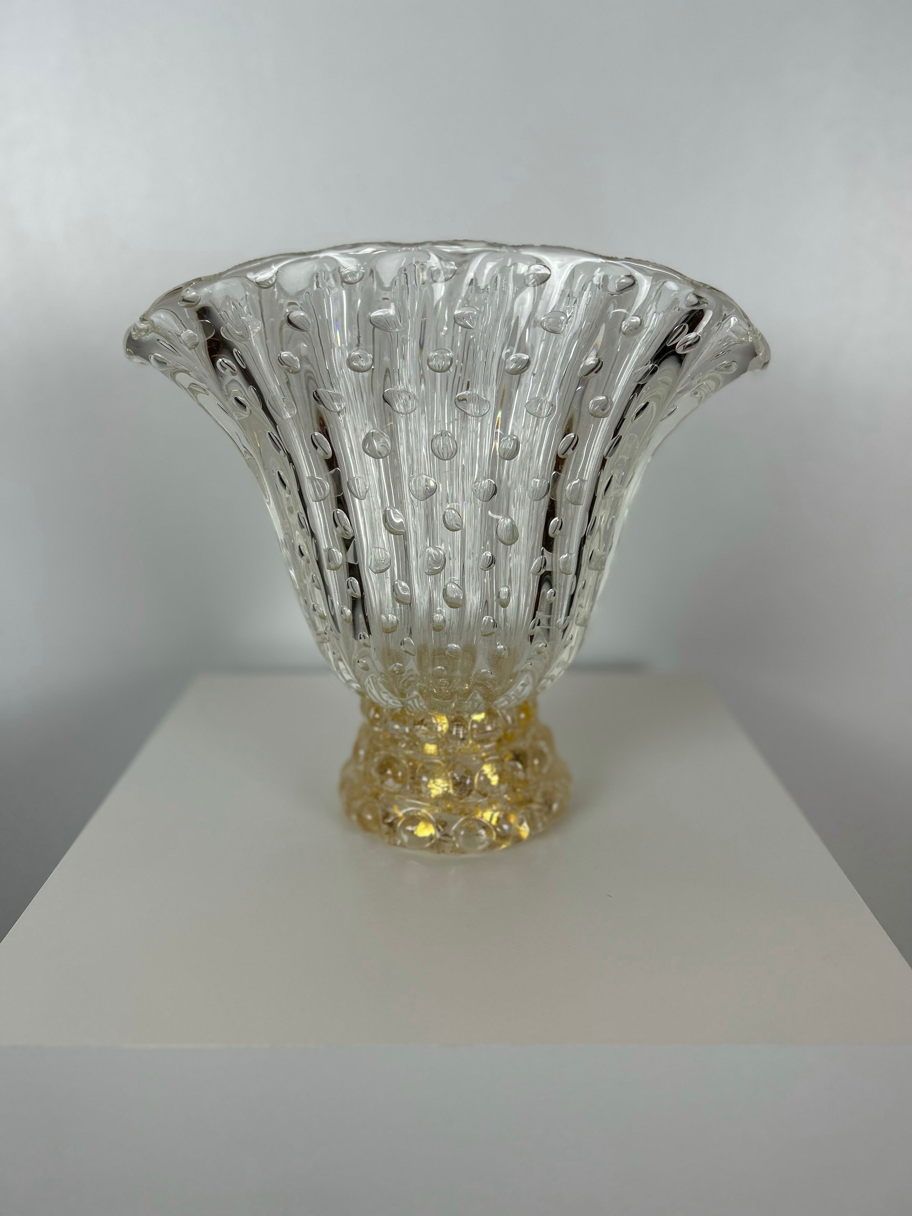 Italian vase, XXth century, Murano