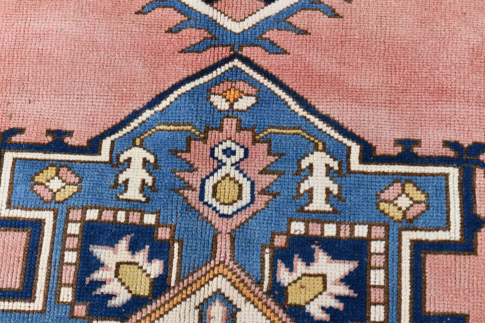 6x9 oushak vintage rug, 186x267cm