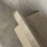 Guéridon octogonal en travertin 1970