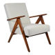 Vintage armchair VAR, restored, 1960s, beige, teak