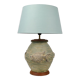 Ceramic lamp decorated fish in relief circa 1970