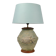 Ceramic lamp decorated fish in relief circa 1970
