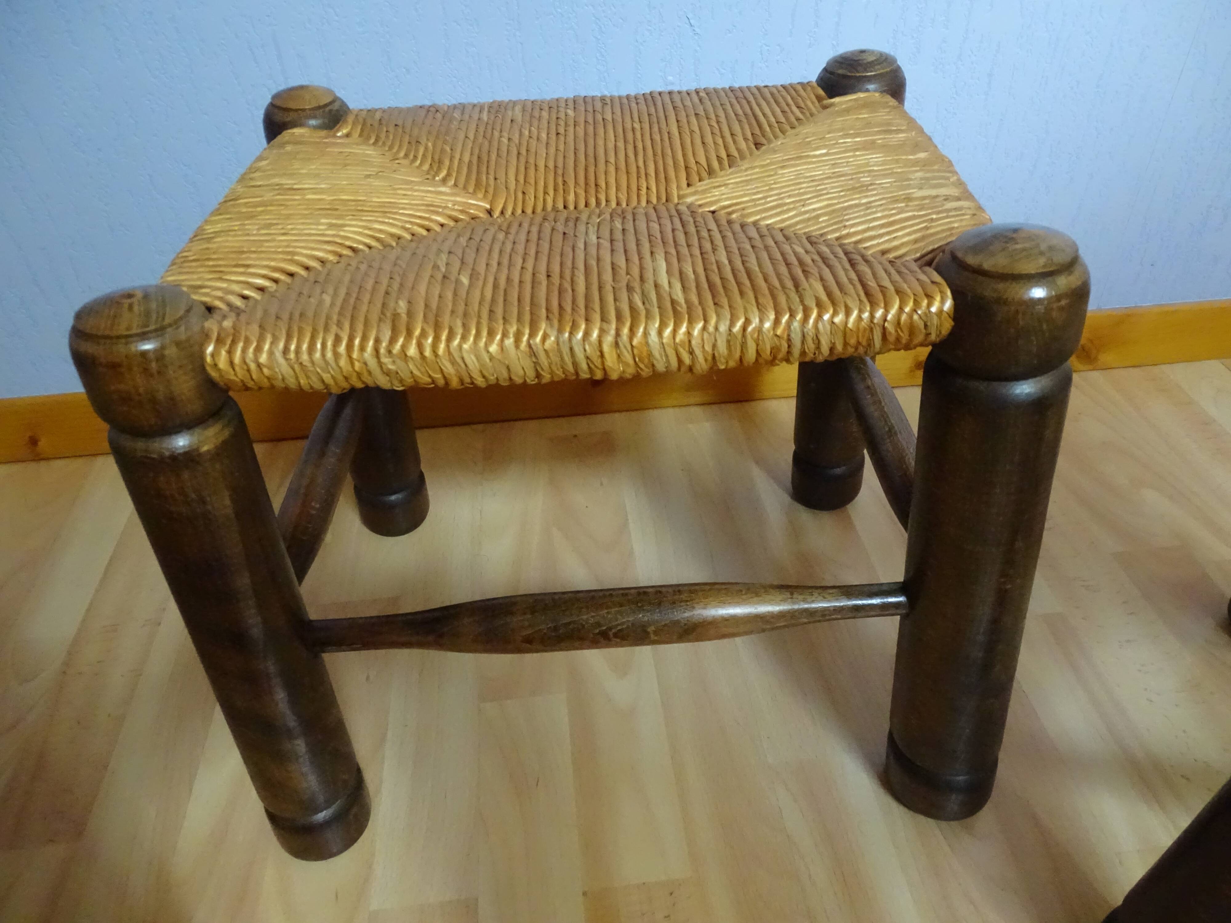 Set of three mulched stools