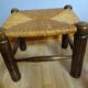 Set of three mulched stools