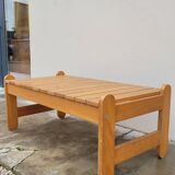 Table basse en pin vintage
