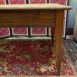 Solid wood farmhouse table of 127 cm
