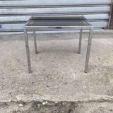 Chrome metal side table 1970
