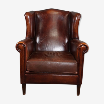 Fauteuil en cuir de mouton