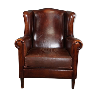 Fauteuil en cuir de mouton