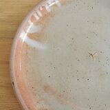 Service of 6 vintage plates in flamed stoneware