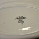 Antique oval dish from Sarreguemines, "Turbigo" model