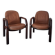 Pair of lounge armchairs from the high-end brand ATAL.