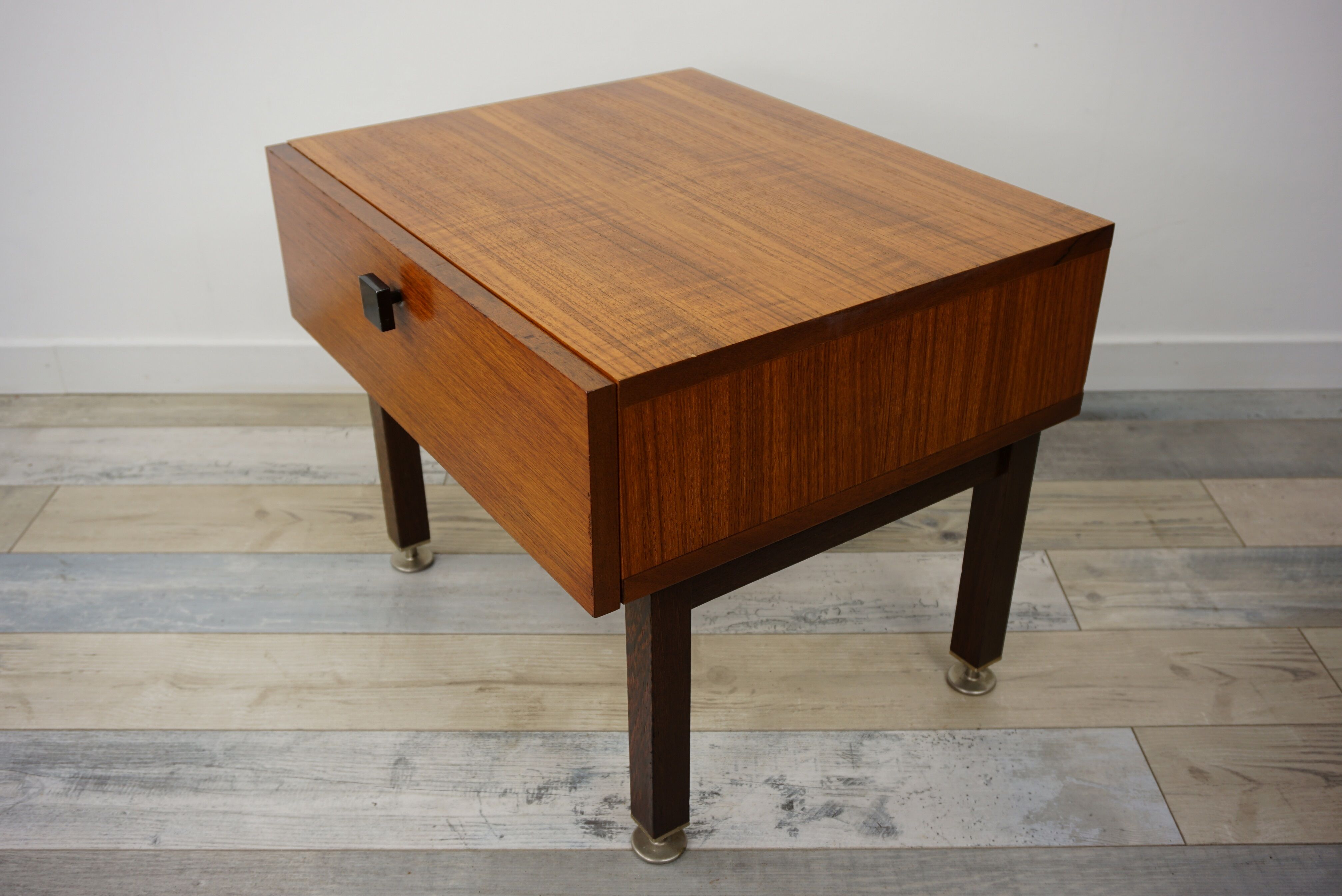 Teak night table 50s - 60s by CombinEurop