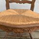 Pair Chair and Straw Chair