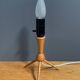 wood smalll table lamp 1960s