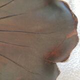 Empty pocket in sculpted wood, signed RUEF