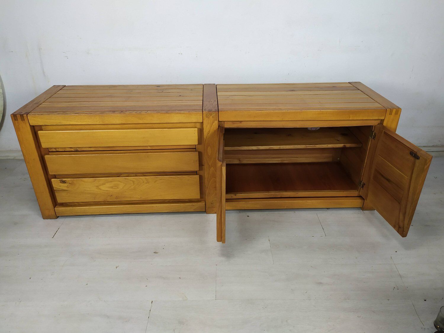 Vintage enfilade in elm by Maison Regain