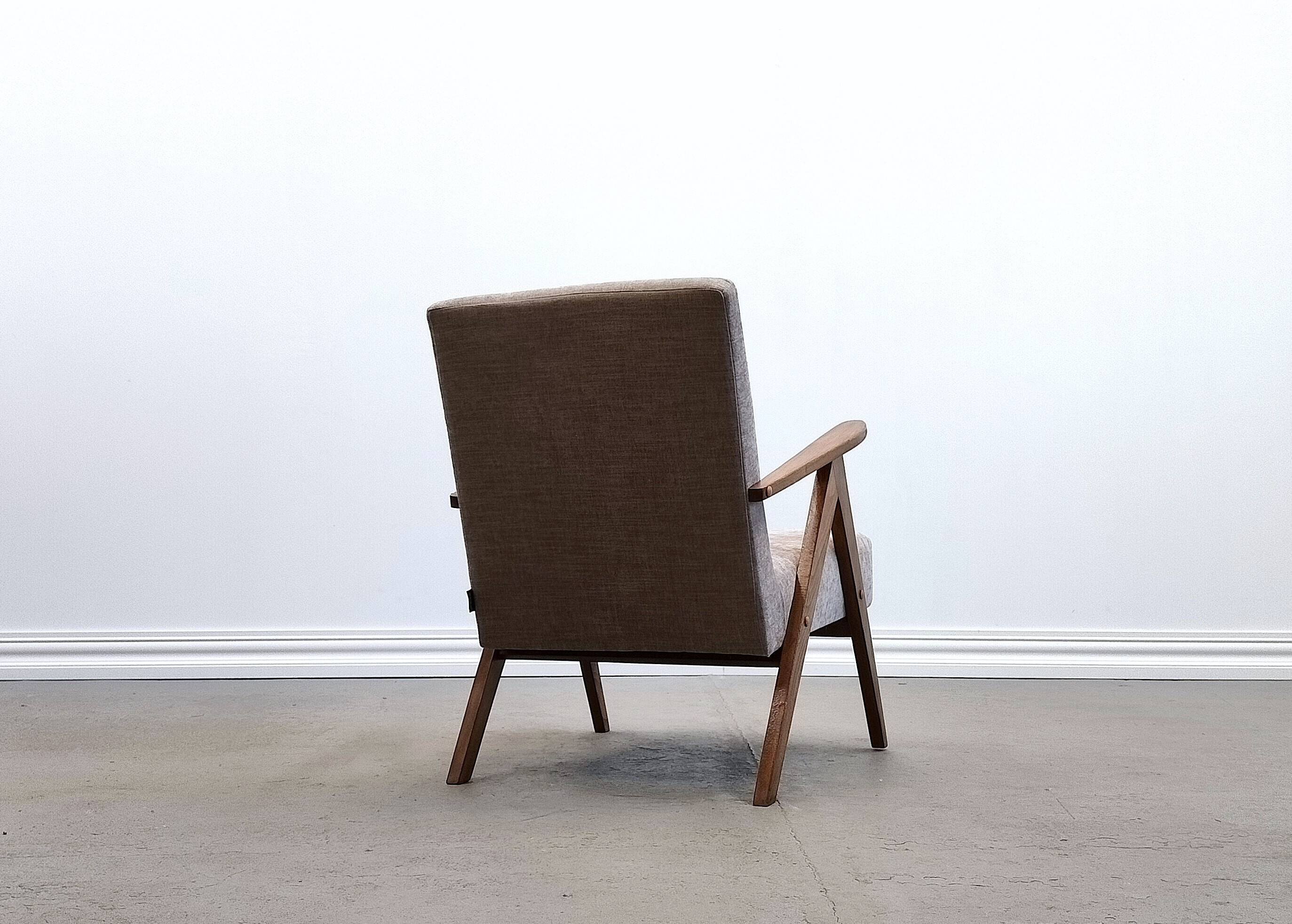 1960 Mid Century Easy Chair Model B 310 Var in Gray
