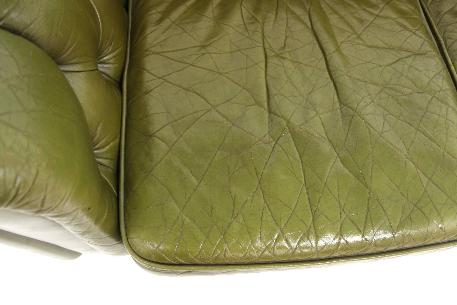 Vintage leather sofa, Sweden, 1990s