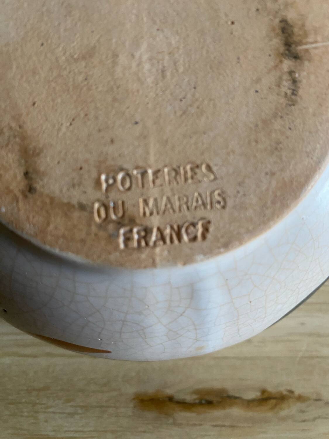 4 vintage Marais pottery bowls